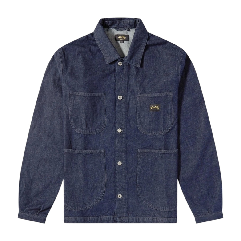 Stan Ray Coverall Jacket in Raw Denim