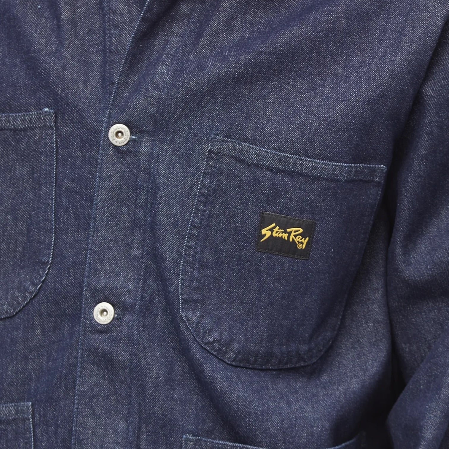 Stan Ray Coverall Jacket in Raw Denim