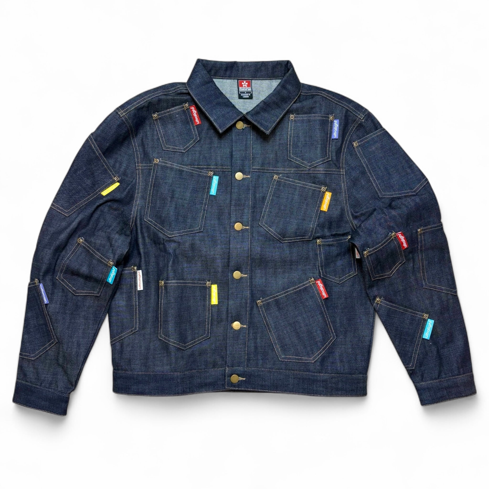 Ultralight Multi-Pocket Denim Jacket