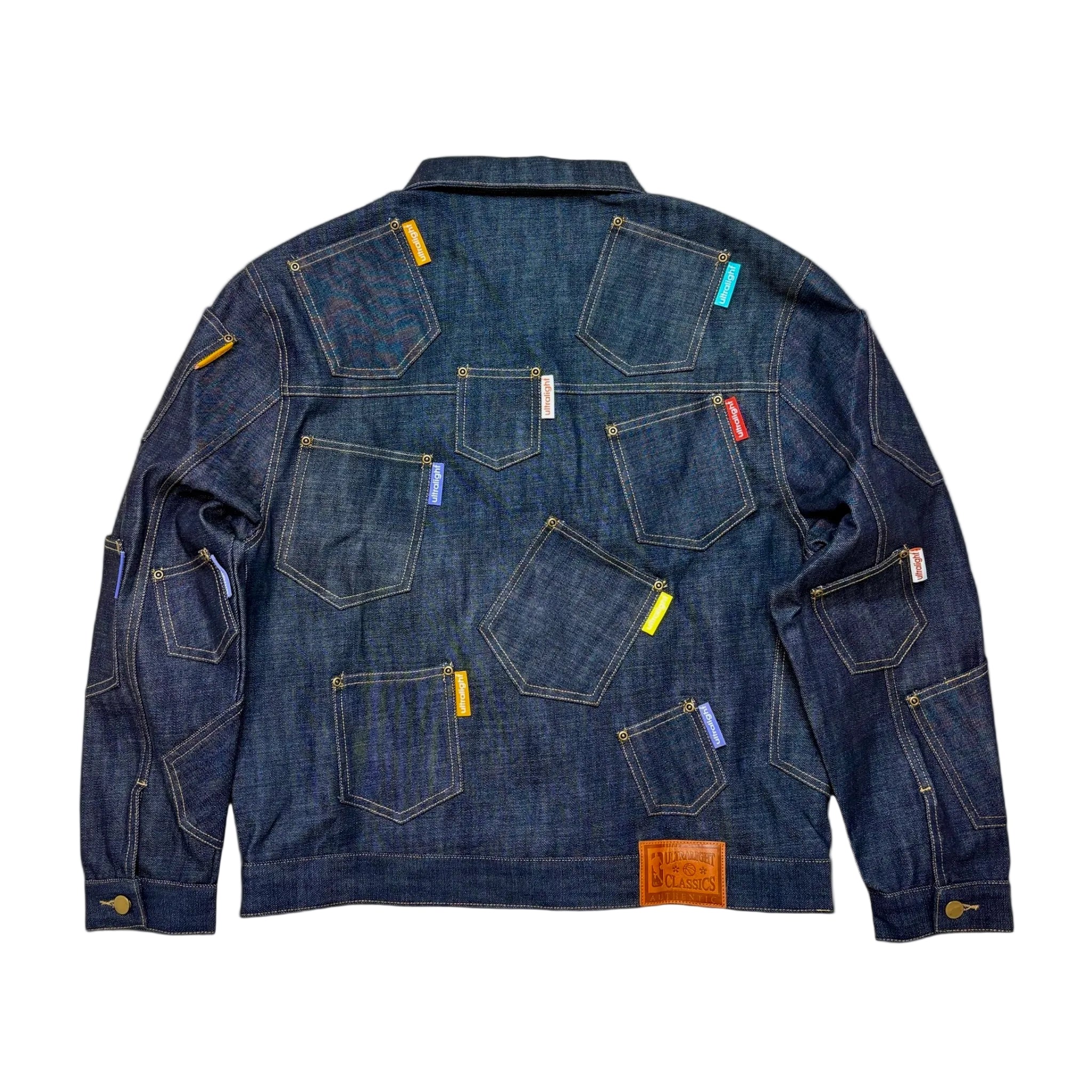 Ultralight Multi-Pocket Denim Jacket