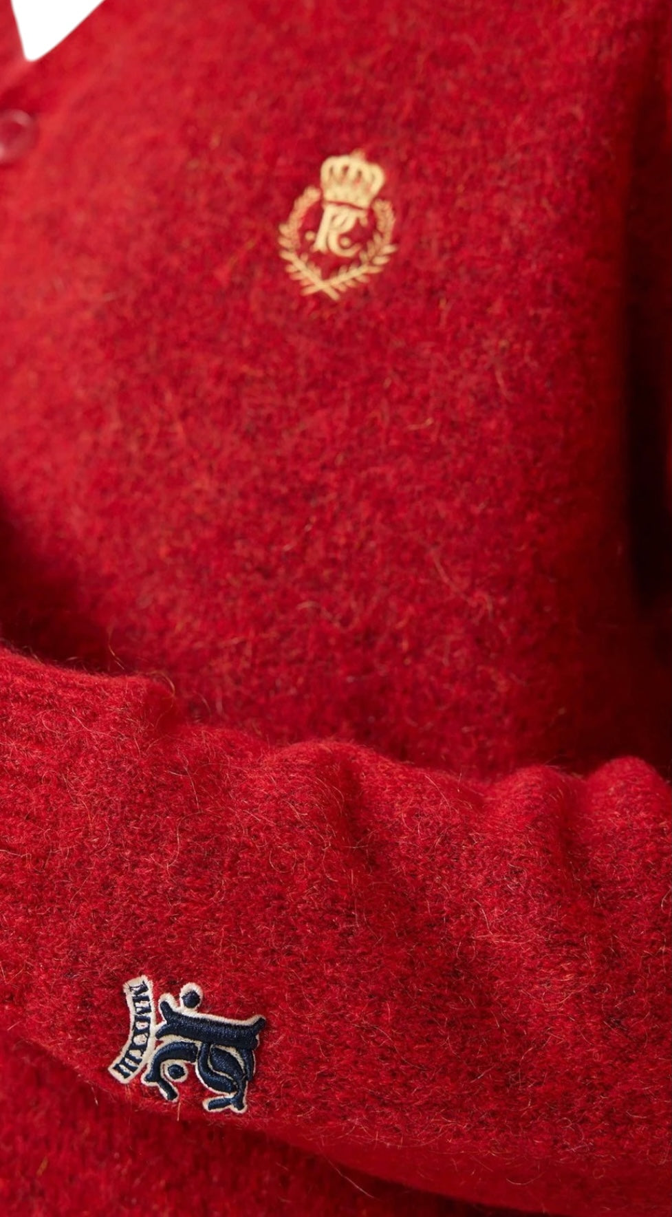 Percival x Champion White Glove Cardigan